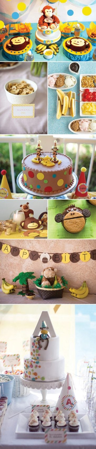 Monkey and Banana Birthday Party Inspiration