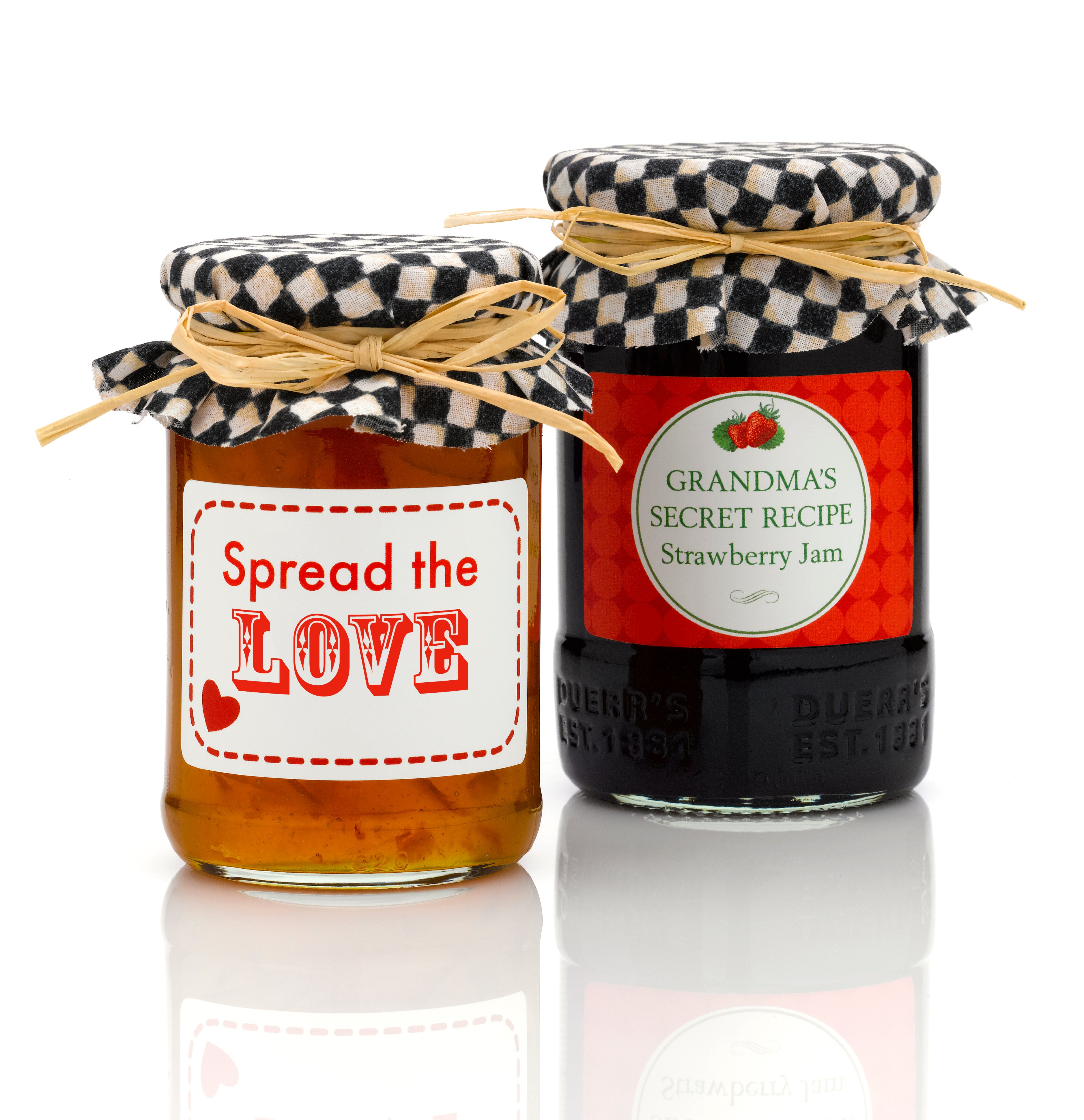 personalized labels for food and homemade foods and treats