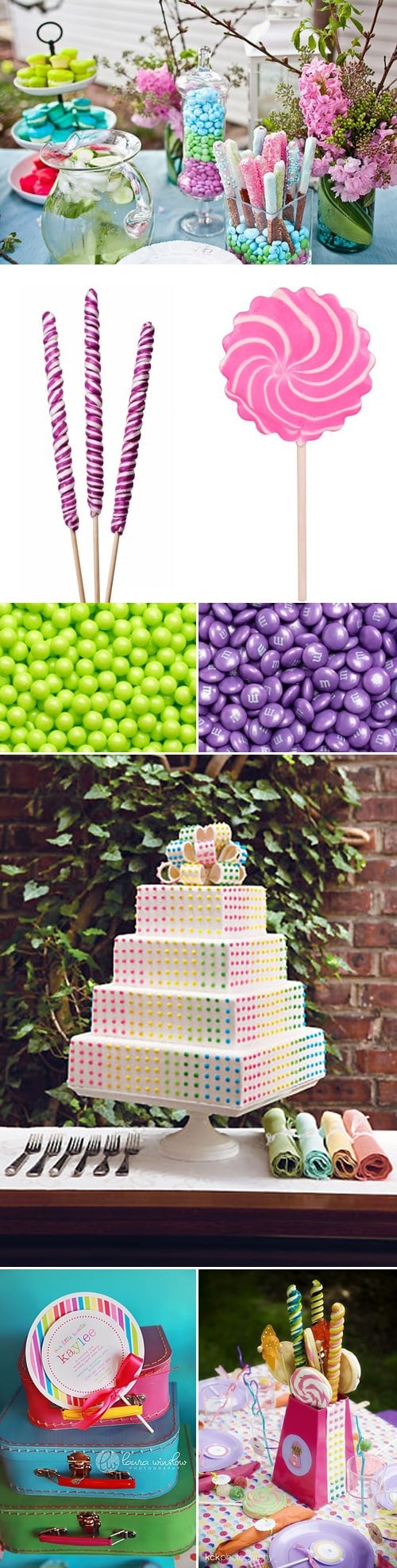 Sweet Candy Party Inspiration Board Ideas