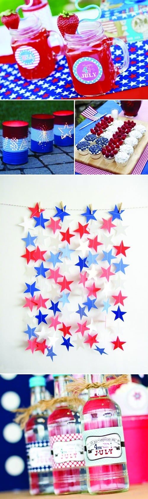 Fourth of July Patriotic Inspiration Board, Red White and Blue