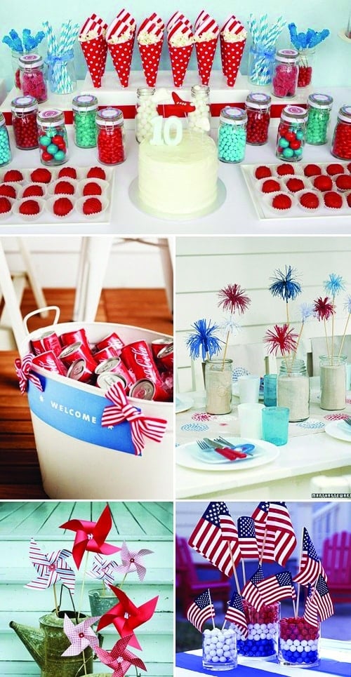 Fourth of July Patriotic Inspiration Board, Red White and Blue