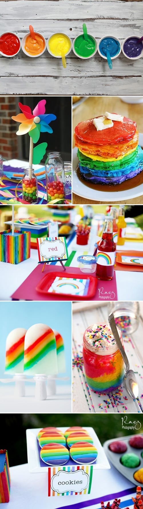 Rainbow Party Inspiration Board