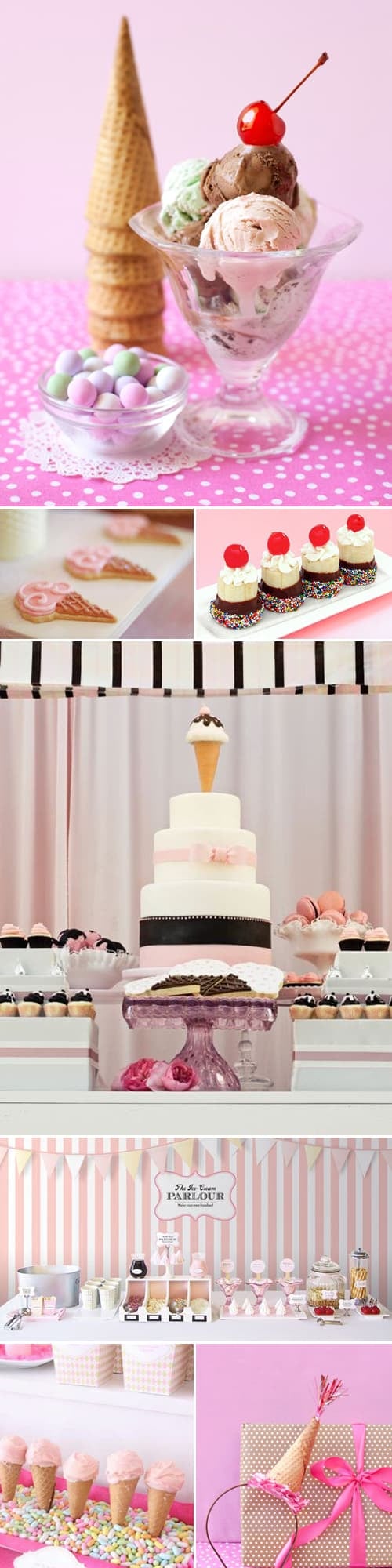 Ice Cream Social Party Inspiration Board