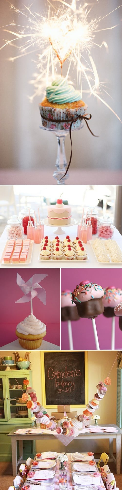 Cupcake Theme Birthday Party Inspiration