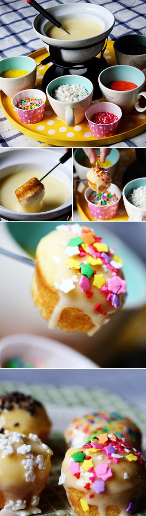 Cupcake Fondue from Amanda Krueger via Bake It Pretty