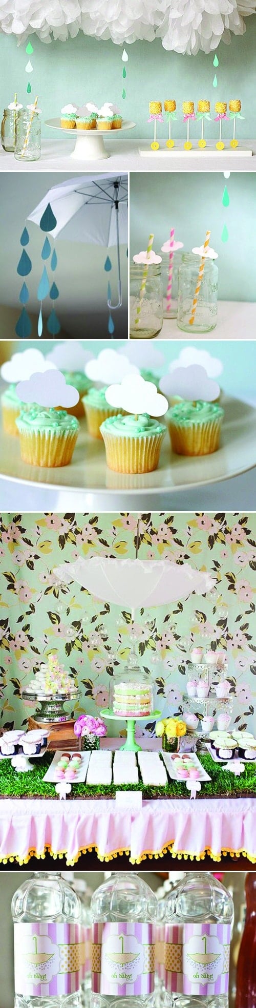 Umbrella Baby Shower Inspiration and Ideas