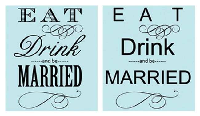 Font Examples on Wine Labels