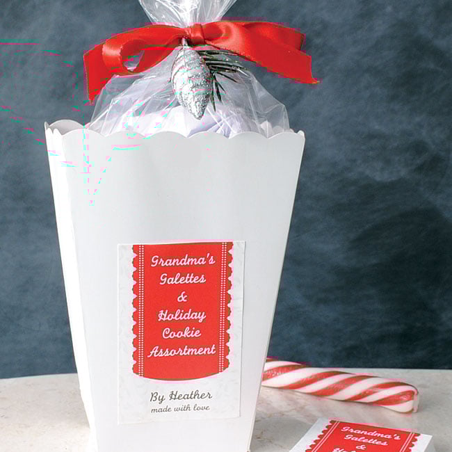 Holiday Gift Idea 3 Scallop Treat Bag for Baked Good