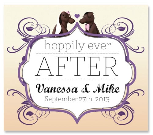 Beer Label Hoppily Ever After Number 8 of 20 of Our 20 Must See Wedding Beer Labels