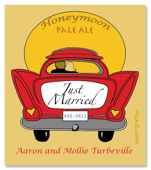 Beer Label Just Married Number 6 of 20 of Our 20 Must See Wedding Beer Labels