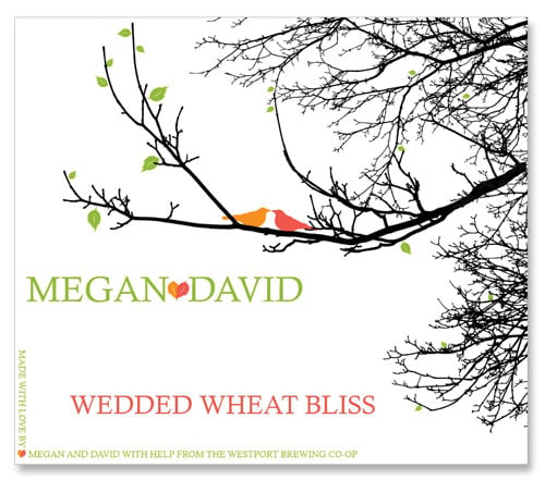 Beer Label Wedded Wheat Bliss Number 18 of 20 of Our Must See Wedding Beer Labels