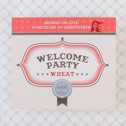 Beer Label Welcome Party Wheat Number 14 of 20 of our 20 Must See Beer Labels