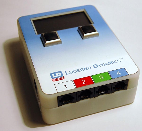 An example of a 4 x 6 custom sticker made by the customer for their medical device.