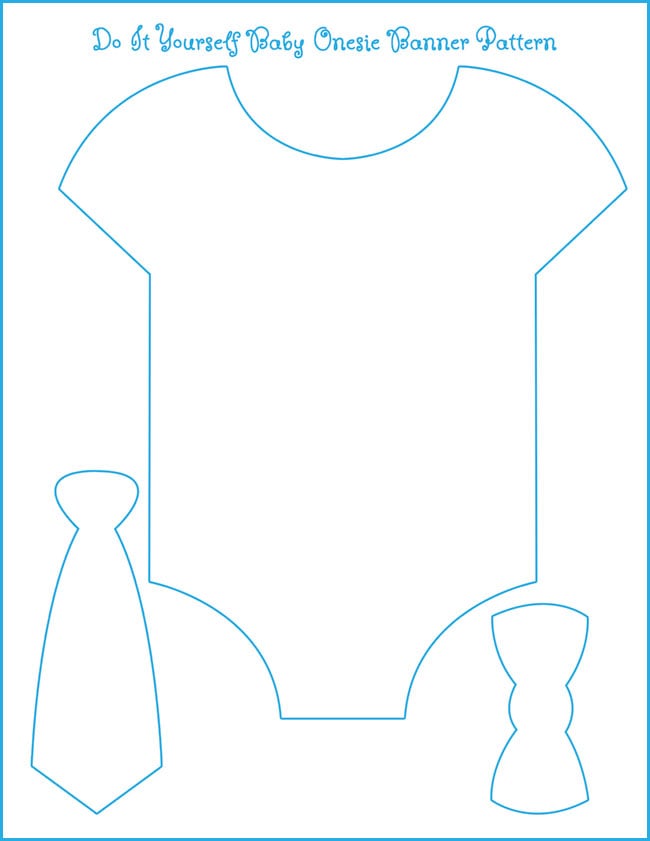 Eight Examples of Baby Shower Themes With Free Onesie Banner Template Eight Examples of Baby Shower Themes With Free Onesie Banner Template