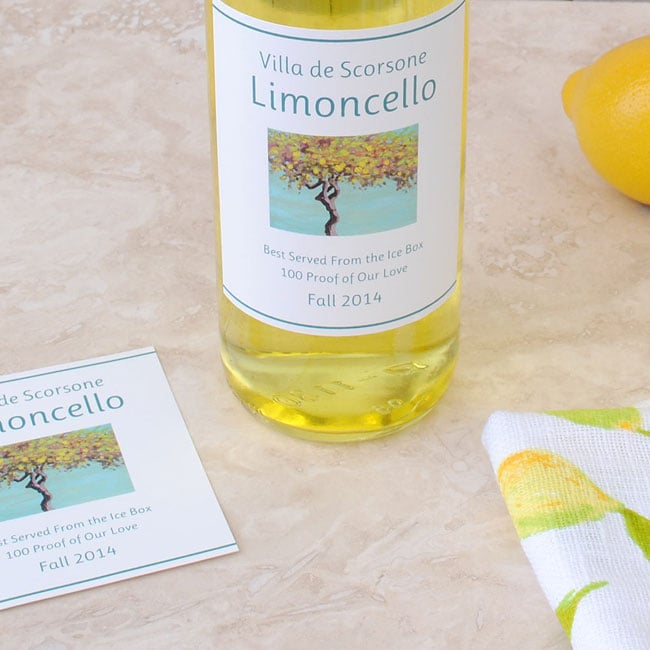 Make your own limoncello label