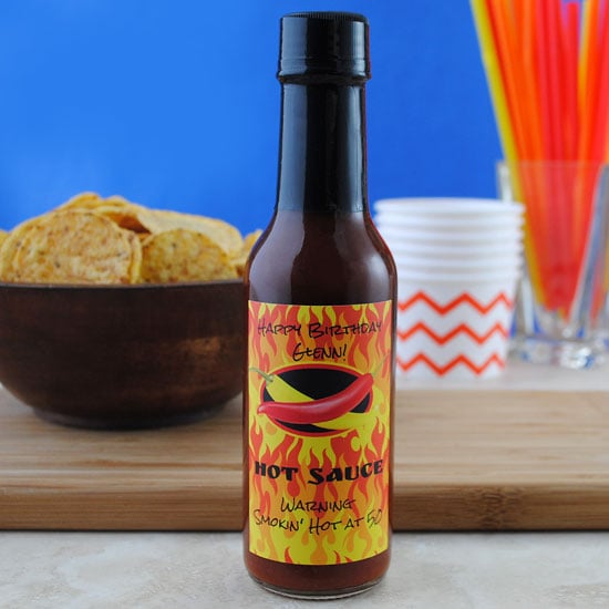 Adult Party Favor Labels Hot Sauce
