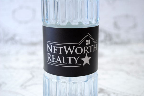 How to Market Your Real Estate Services with Custom Water Bottle Labels