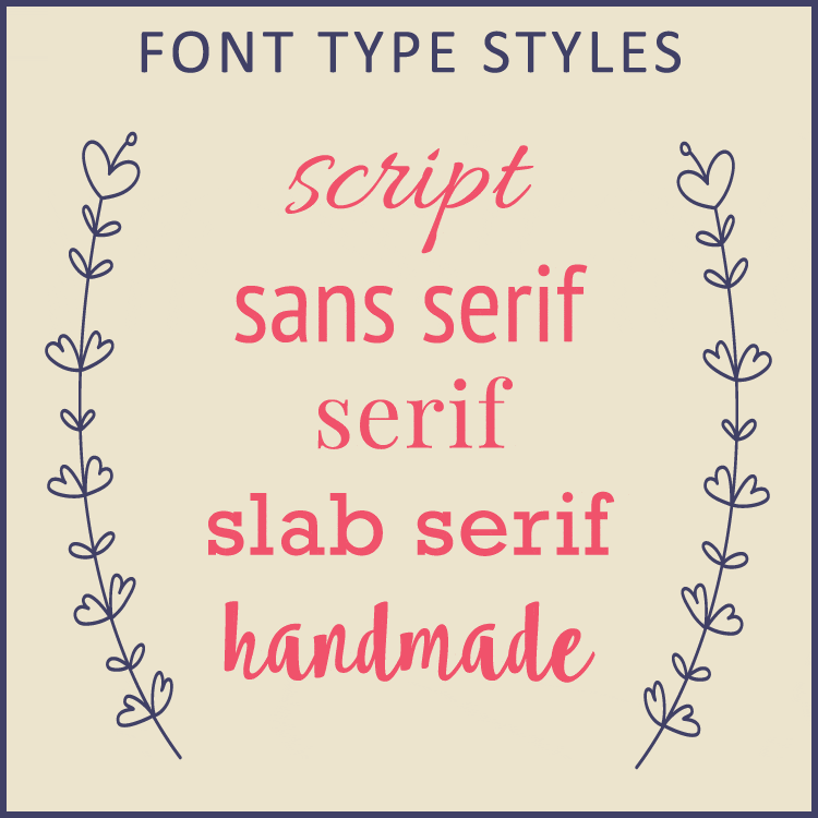 Font Type Styles