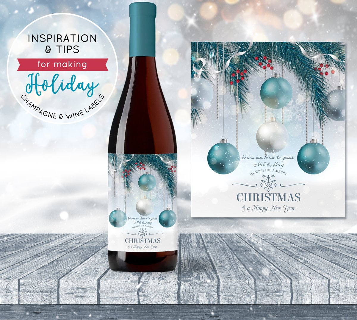Tips & Inspiration for Holiday Wine Labels