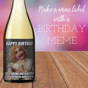How to Make a Meme Wine Label