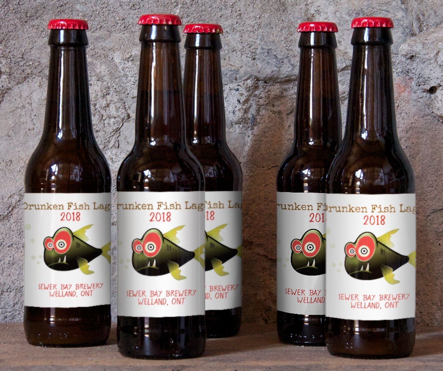 Make your own custom beer labels for long neck 12 ounce bottles. 