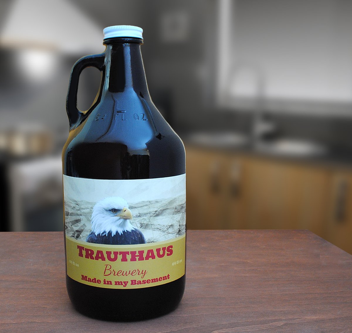 Growler labels are a cheap holiday gift that look expensive. Make a custom growler label online.