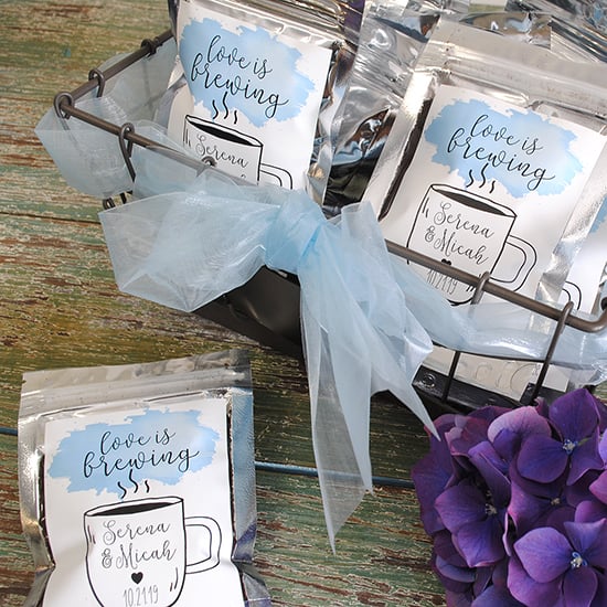 Four Last Minute Coffee Wedding Favors