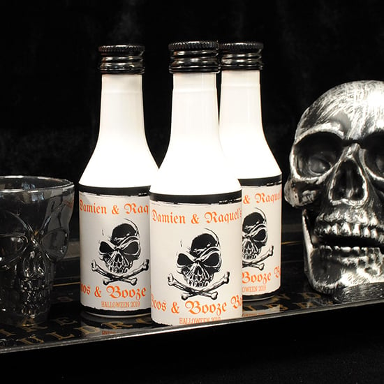 Boo and Booze Halloween favors. Customize online.