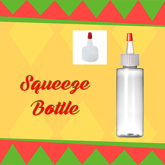 Plastic squeeze bottles in the mini size make great hot sauce bottles for homemade hot sauce.