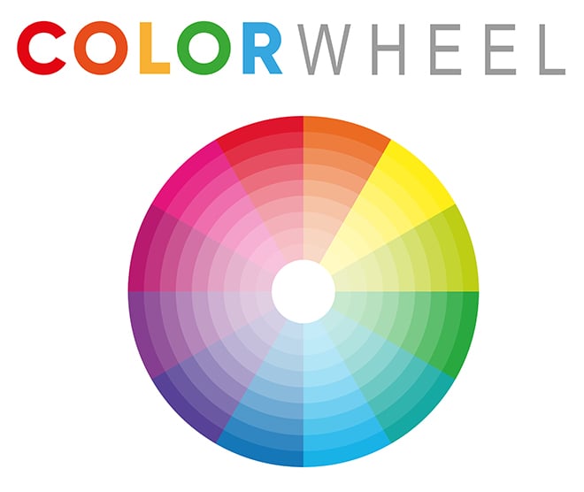 Choose colors for your food labels that have good contrast. Use opposite colors on the color wheel.