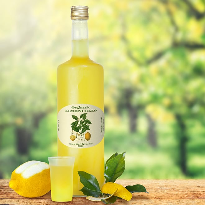 Limoncello labels - make your own online