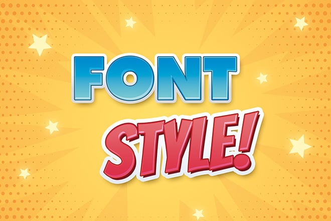 Choose a font style and font size that is easy to read when making your own food label.