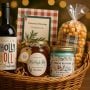 custom labels for holiday gift baskets