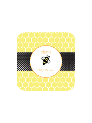 Honey Bee Drink Coasters