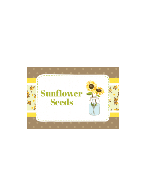Sunflower Food Label