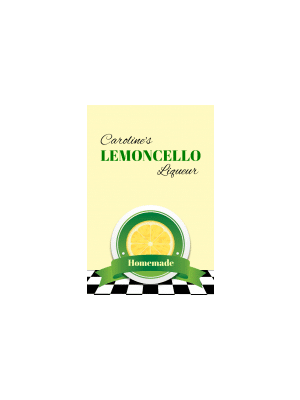 Lemoncello Food Label