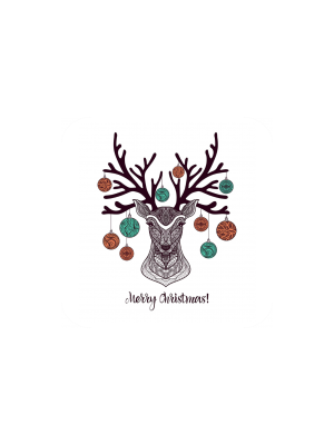 Christmas Deer Drink Coasters