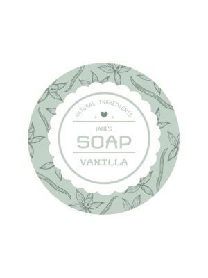 Vanilla Soap Labels