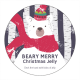Beary Merry Christmas Canning Labels