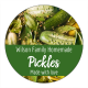 Homemade Pickles Canning Labels
