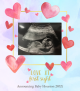 Baby Ultrasound Champagne Label