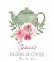Bridal Shower Tea Champagne Label