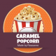 Caramel Covered Popcorn Food Label