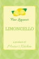 Limoncello Food Label