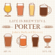 Life is Brewtiful Growler Label