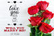 Marry Me Roses Large Wine Label