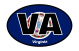 Virginia State Flag Oval Stickers