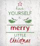 Merry Little Christmas Wine Label