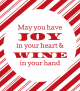 Wine is Joy Wine Label