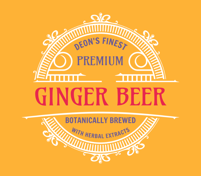 Ginger Beer Beer Label by BottleYourBrand